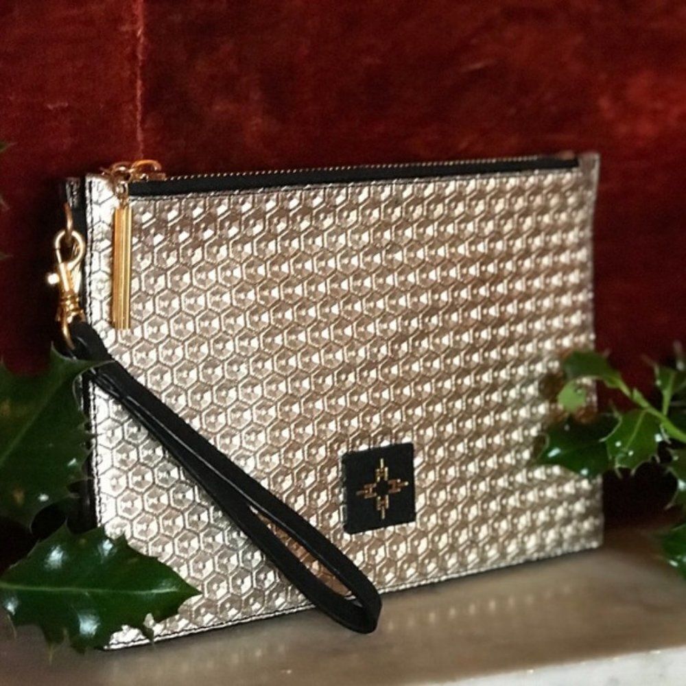 India Hicks Vintage Moonlight Wristlet